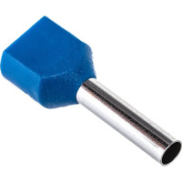 Наконечник НШвИ IEK 2x2,5-13 синий ИЭК НГИ2 100шт UTE10-D3-3-100