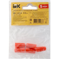 Соединительный зажим IEK СИЗ-1, 2.0-4.0, оранжевый, 5шт, ИЭК USC-10-5-005
