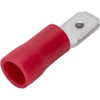 Разъем IEK РпИп, 1,5-5-0,8 мм, красный, ИЭК, 100 шт, URP10-D15-D17-4