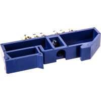 Нулевая шина на DIN-изоляторе IEK 6x9, 6групп в сборе YNN10-69-6D-K07