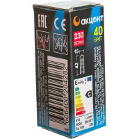 Галогенная лампа АКЦЕНТ JCD, 230В, 40W, G9, CL, капсульная, прозрачная 4606400204282