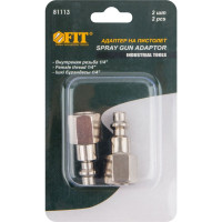 Адаптер (2 шт; 1/4") на шланг-пистолет FIT IT 81113
