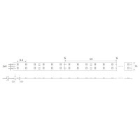 Cветодиодная LED лента FERON LS603, 60SMD(2835)/м 4.8Вт/м 5м IP20 12V 3000К 27597