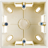 Коробка для наружного монтажа Simon на 1 пост, слоновая кость 20 1590751-031