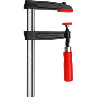 BESSEY Струбцина чугунная 1000/120, 5.5 кН, деревянная ручка BE-TP100S12BE