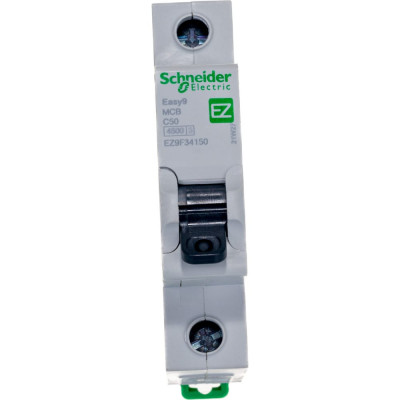 Модульный автомат Schneider Electric EASY 9 1п C 50А 4.5кА EZ9F34150