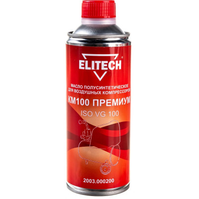 Elitech Масло п\синт. д\возд. компрес,0.45л,жестян.банка 2003.000200