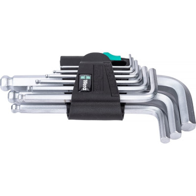 Набор ключей WERA 950 PKS/9 SM N CLIP 9TLG / 9 PCS WE-133163