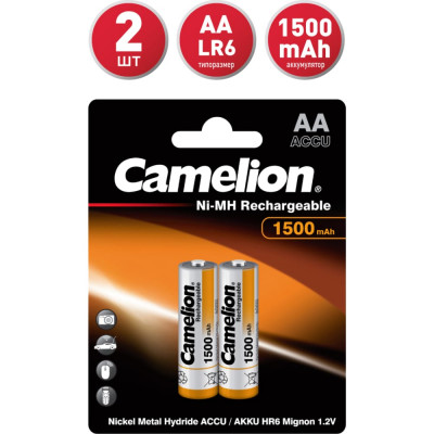 Camelion AA-1500mAh Ni-Mh BL-2 аккум-р,1.2В 3510