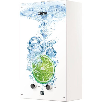 Газовая колонка Zanussi GWH 10 Fonte Glass Lime