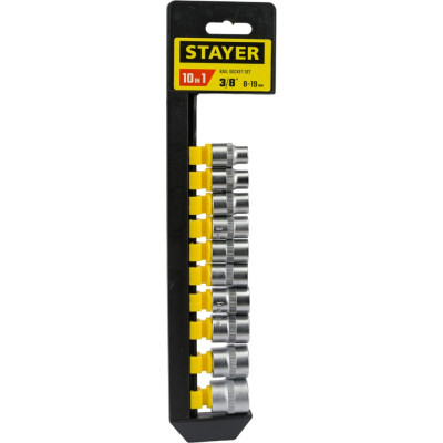 Набор торцевых головок STAYER STANDARD 27757-H10