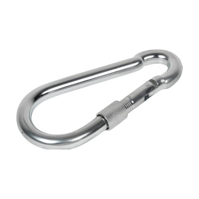 КРЕП-КОМП Карабин пожарный с фиксат. DIN 5299 D м12 Фасовка 5шт кпф12ф