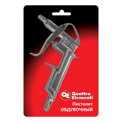 QUATTRO ELEMENTI Пистолет обдувочный короткий носик, разъем EURO 770-872