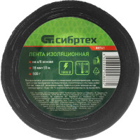 СИБРТЕХ Изолента на ХБ основе 18 мм х 10 м, 100 гр. // 88761