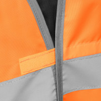 СИБРТЕХ Жилет сигнальный, оранжевый, размер XXL 89514