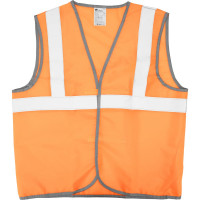 СИБРТЕХ Жилет сигнальный, оранжевый, размер XXL 89514