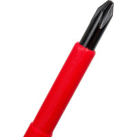 Диэлектрическая крестовая отвертка SHTOK 1000В Ph2x125 мм 09206