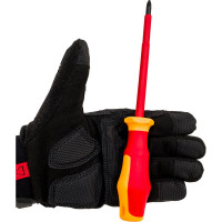 Диэлектрическая крестовая отвертка SHTOK 1000В Ph2x125 мм 09206