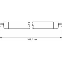 Люминесцентная лампа Camelion FT5-8W/54, 6500K, 3332