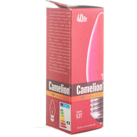 Электрическая лампа накаливания с прозрачной колбой MIC Camelion 40/B/CL/E27, 8975