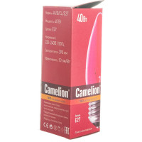 Электрическая лампа накаливания с прозрачной колбой MIC Camelion 40/B/CL/E27, 8975