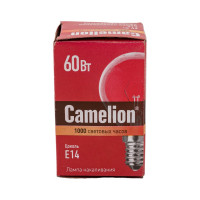 Электрическая лампа накаливания с прозрачной колбой MIC Camelion 60/D/CL/E14, 8972