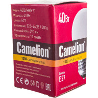 Электрическая лампа накаливания с матовой колбой MIC Camelion 40/D/FR/E27, 9869