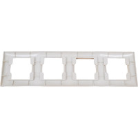 Четырехместная рамка Volsten V01-16-A41-M Magenta Dorado 10034