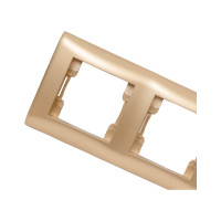 Четырехместная рамка Volsten V01-16-A41-M Magenta Dorado 10034