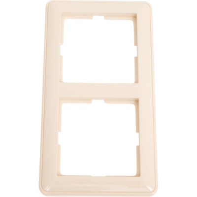 Двухместная рамка Systeme Electric WESSEN 59 слоновая кость SchEКД-2-28 KD-2-28