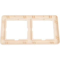 Двухместная рамка Systeme Electric WESSEN 59 слоновая кость SchEКД-2-28 KD-2-28