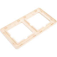 Двухместная рамка Systeme Electric WESSEN 59 слоновая кость SchEКД-2-28 KD-2-28