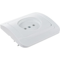 Розетка без заземления, белая Makel Mimoza 12002