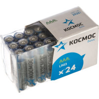 Батарейка LR03 (24 шт) КОСМОС KOCLR03 24BOX 278064