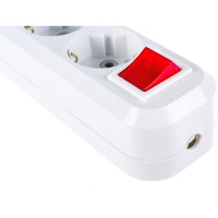 Колодка удлинителя 6-м с заземлением, с выключателем MAKEL MGP231