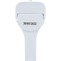 Угловая плоская вилка за шкаф с/з, 16А, белая FLAT PLUG Electraline 55043