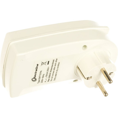 Недельный таймер, 20 программ с источником резервного питания 100 часов Electraline 59501