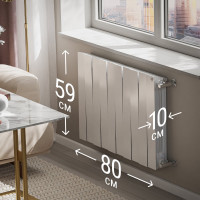 Радиатор Royal Thermo PianoForte 500/Bianco Traffico - 10 секц. НС-1176322