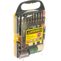 Набор мини-насадок в пластиковом кейсе (71 предмет) для гравировальных машин Stayer 29902-H71