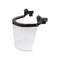 Защитный лицевой щиток с креплением на каске РОСОМЗ КБТ ВИЗИОН TERMO 04380