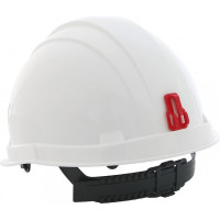 Защитная шахтерская каска РОСОМЗ СОМЗ-55 Hammer, белая 77517