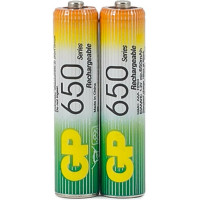 Бытовой аккумулятор GP никель-металлгидридный NiMH 650 мАч блистер 65AAAHC-BC2/65AAAHC-2DECRC2/65AAAHC-BL2/65AAAHC-UC2 65AAAHC-2DECRC2 15497464