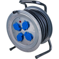 Силовой удлинитель на металлической катушке 4 гн. 30м Союз 481S-4003