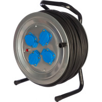 Силовой удлинитель на металлической катушке 4 гн. 50м Союз 481S-4005