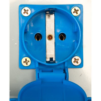 Силовой удлинитель на металлической катушке 4 гн. 50м Союз 481S-4005