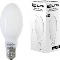 Ртутная лампа высокого давления TDM ELECTRIC ДРЛ 125 Вт Е27 SQ0325-0008