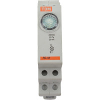 Сигнальная лампа зеленая TDM ELECTRIC ЛС-47 LED AC/DC SQ0214-0009