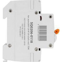 Автоматический выключатель TDM ELECTRIC ВА47-29 4Р 3А 4.5кА х-ка С SQ0206-0118