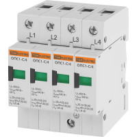 Разрядник TDM ELECTRIC ОПС1-C 4Р 20kA 400B 40kA SQ0201-0008
