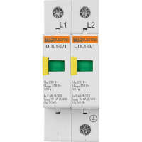 Разрядник TDM ELECTRIC ОПС1-D 2Р 5kA 230B 10kA SQ0201-0010